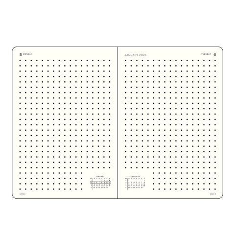 2026 Daily Planner, Dotted