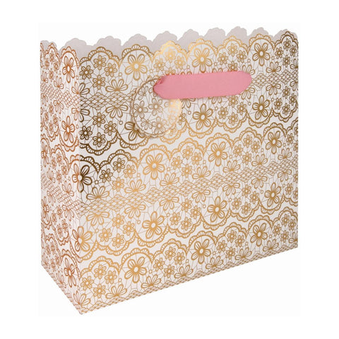 Gilded Lace Gift Bag