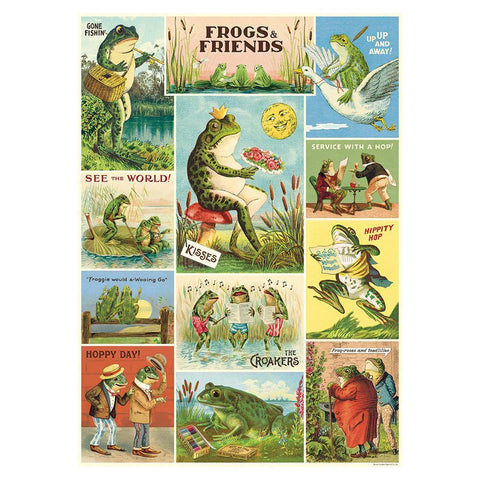 Frogs + Friends Wrap Sheet