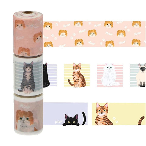 Cat Pre-Cut Masking Tape Set