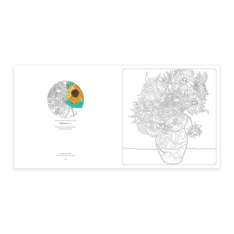 Vincent Van Gogh Coloring Book