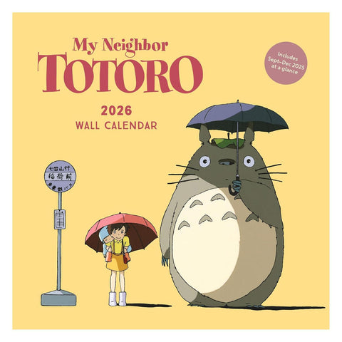 My Neighbor Totoro 2026 Wall Calendar