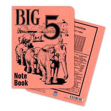 Big Five Vintage Notebook