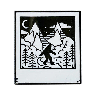 Bigfoot Enamel Pin
