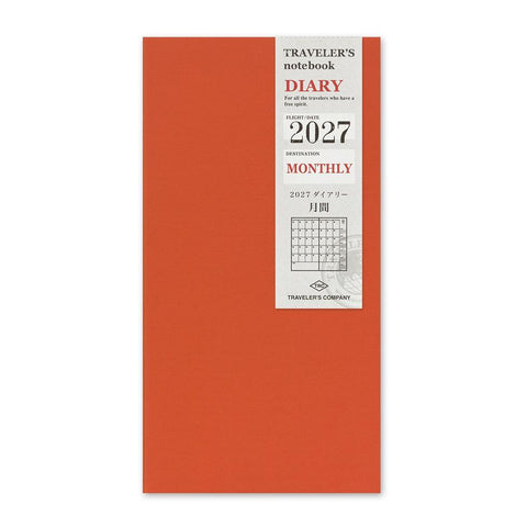 TRAVELER'S notebook, Regular Size, 2027 Monthly