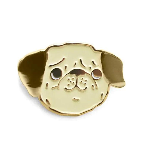 Peggy Pug Enamel Pin