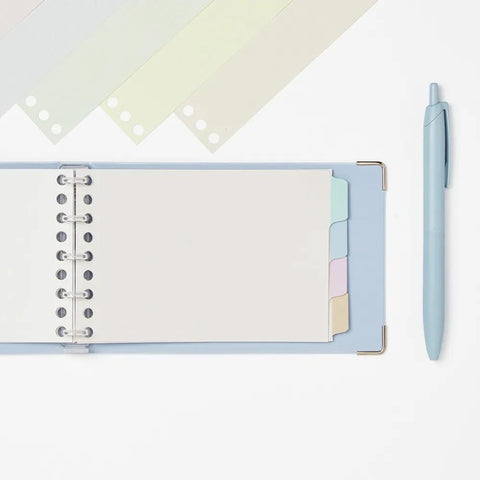 Mild Color Mini Loose Leaf Tab Dividers