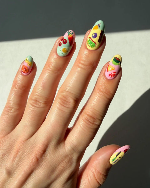 Eggs Benny Nail Art Stickers