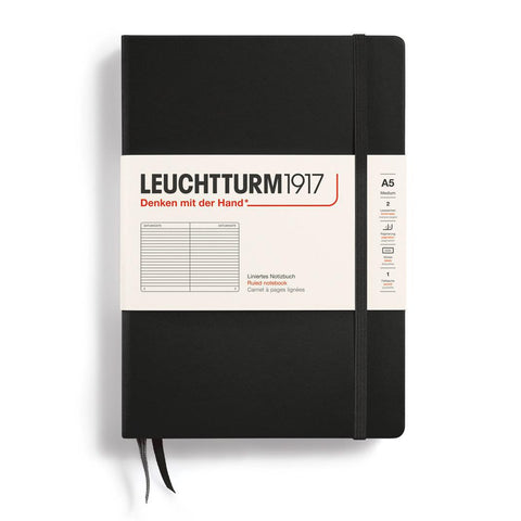 Hardcover A5 Notebooks, Black