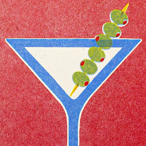 Happy Birthday Martini Card
