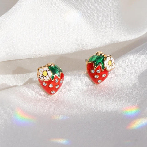 Strawberry Stud Earrings