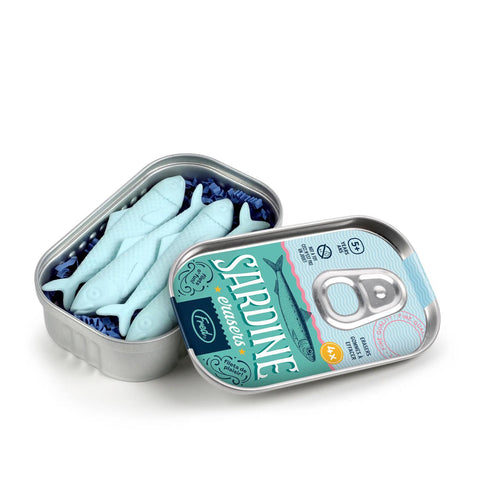 Sardine Erasers
