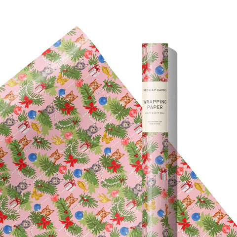 Meowy Christmas Wrapping Paper