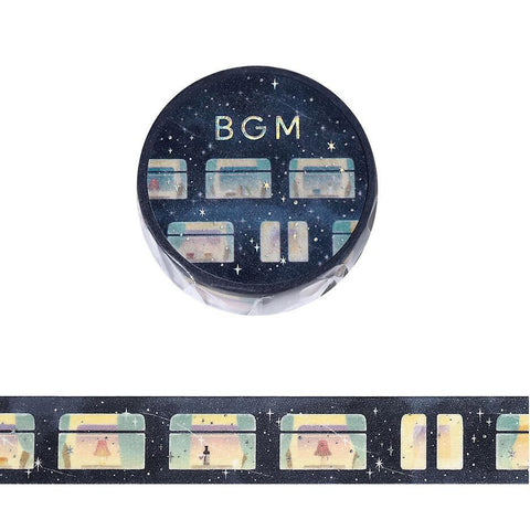 Sleeping Train Among the Stars Washi Tape