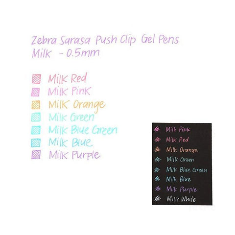 Sarasa Clip Milky Pens