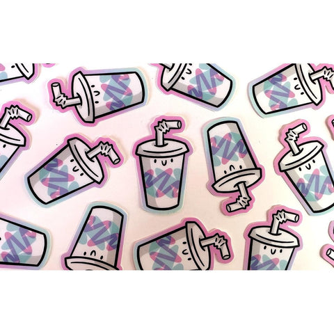 90s Cup Mini Sticker