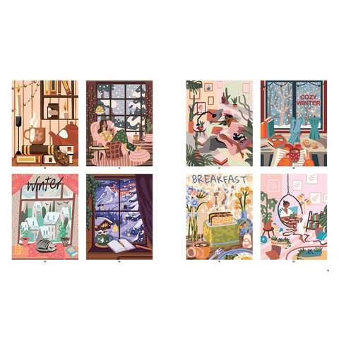 Color by Numbers: Cozy Home
