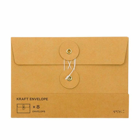Medium Kraft Envelopes, Orange
