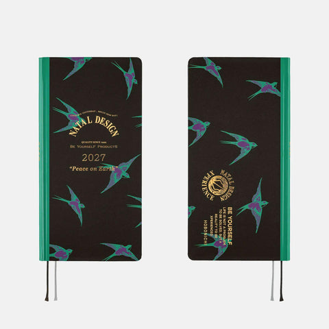Hobonichi Techo 2027 Weeks Natal Design: Lucky Swallow