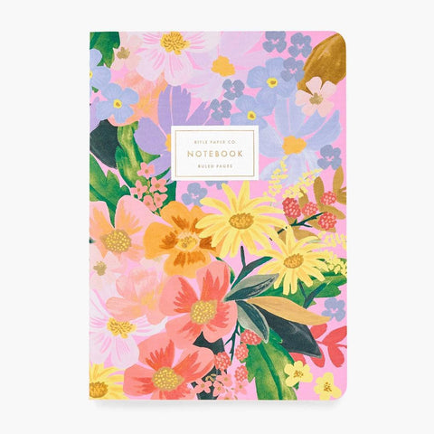 Marguerite Stitched Notebook Set