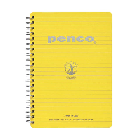 Wirebound A5 Ruled Notebooks
