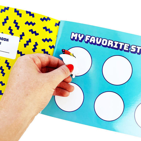 Colorful Cosmos Sticker Collector Book