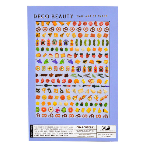 Charcuterie Nail Art Stickers
