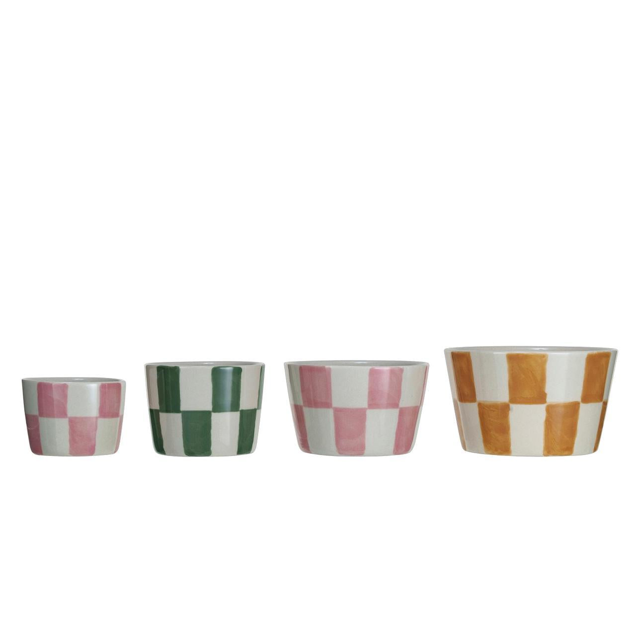 Checkered Nesting Bowl Set - Thumbnail 2