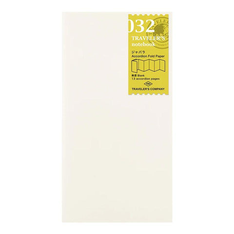 TRAVELER'S notebook, Regular Size, 032 - Accordion Fold Paper
