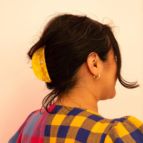 Sad Banana Hair Claw
