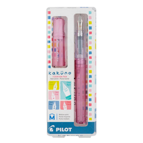 Kakuno Fountain Pen, Translucent Pink