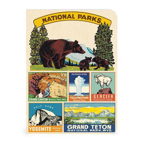 National Parks Mini Notebook Set