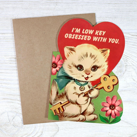 Low Key Obsessed with You Card
