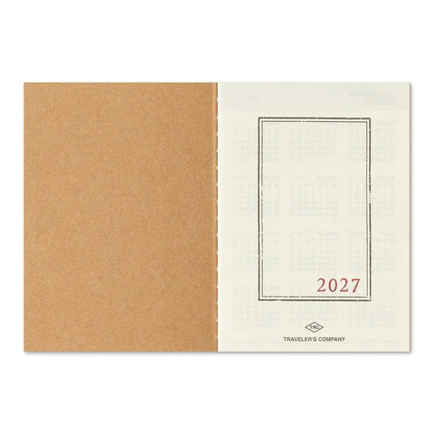 TRAVELER'S notebook, Passport Size, 2027 Monthly