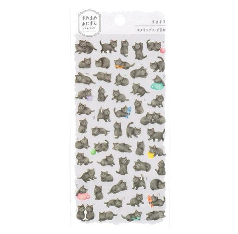 Grey Cats Sticker Sheet