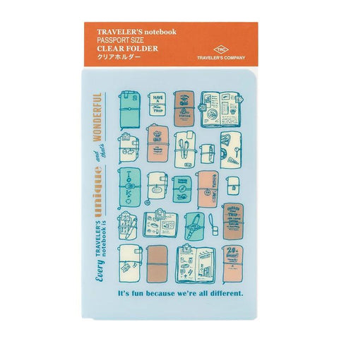 TRAVELER'S notebook, Passport Size, 2027 Clear Folder