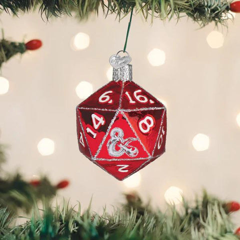 D+D d20 Dice Ornament