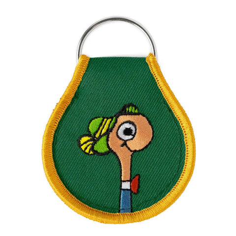 Lowly Worm Patch Keychain
