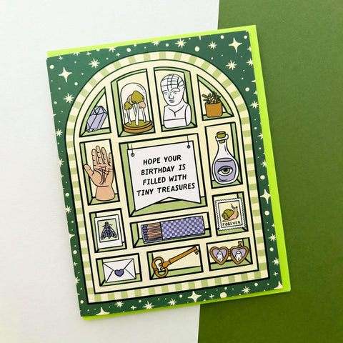 Cabinet of Curiosities Birthday Card