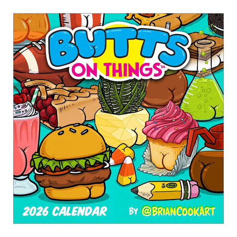 Butts on Things 2026 Wall Calendar