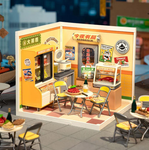 Night Out Food Stall DIY Miniature Kit