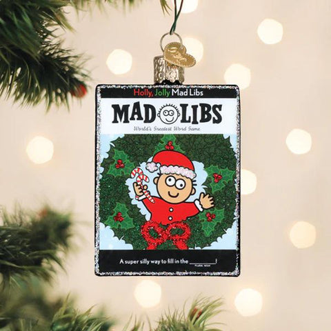 Holly Jolly Mad Libs Ornament