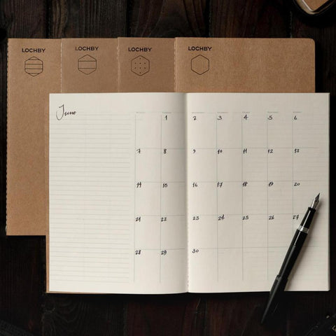 A5 6-Month Undated Planner Notebook