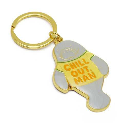 Chill Out, Man Keychain