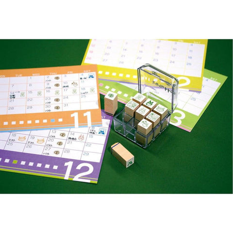 My Neighbor Totoro Mini Stamp Set, Brown