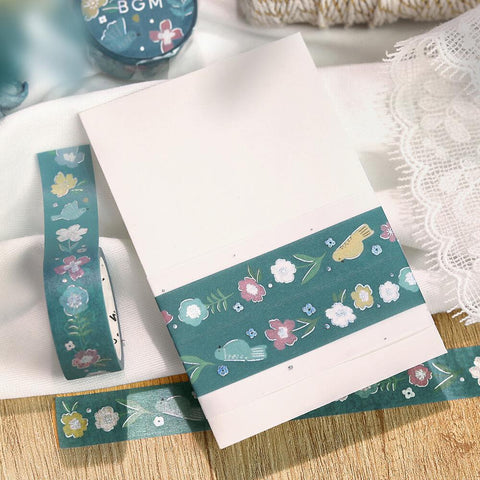 Melody of Flowers Washi Tape