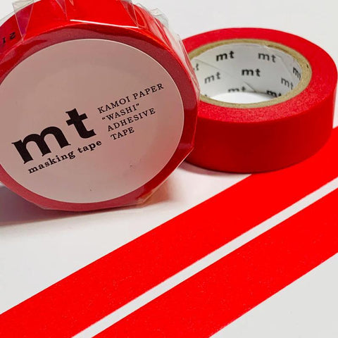 Matte Red Washi Tape