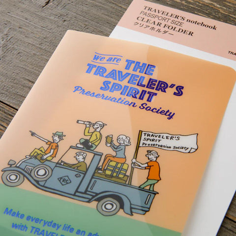 TRAVELER'S notebook, Passport Size, 2026 Clear Folder