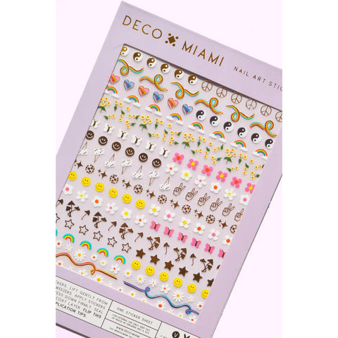 Stay Groovy Nail Art Stickers