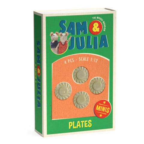 Mouse Mansion Matchbox Mini Plates